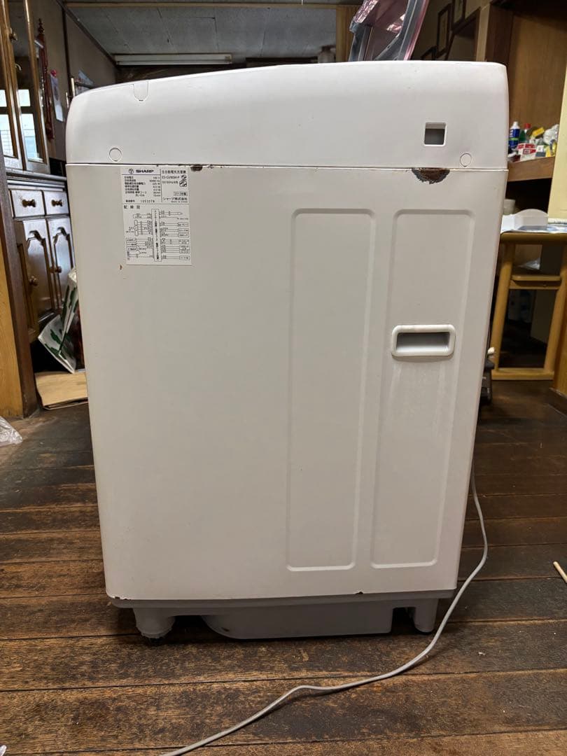 シャープ　洗濯機　引き取りは1000円