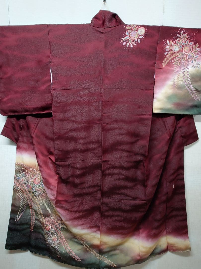 ママさん専用　着物(正絹)　訪問着　辻が花 　新品未使用　No,8