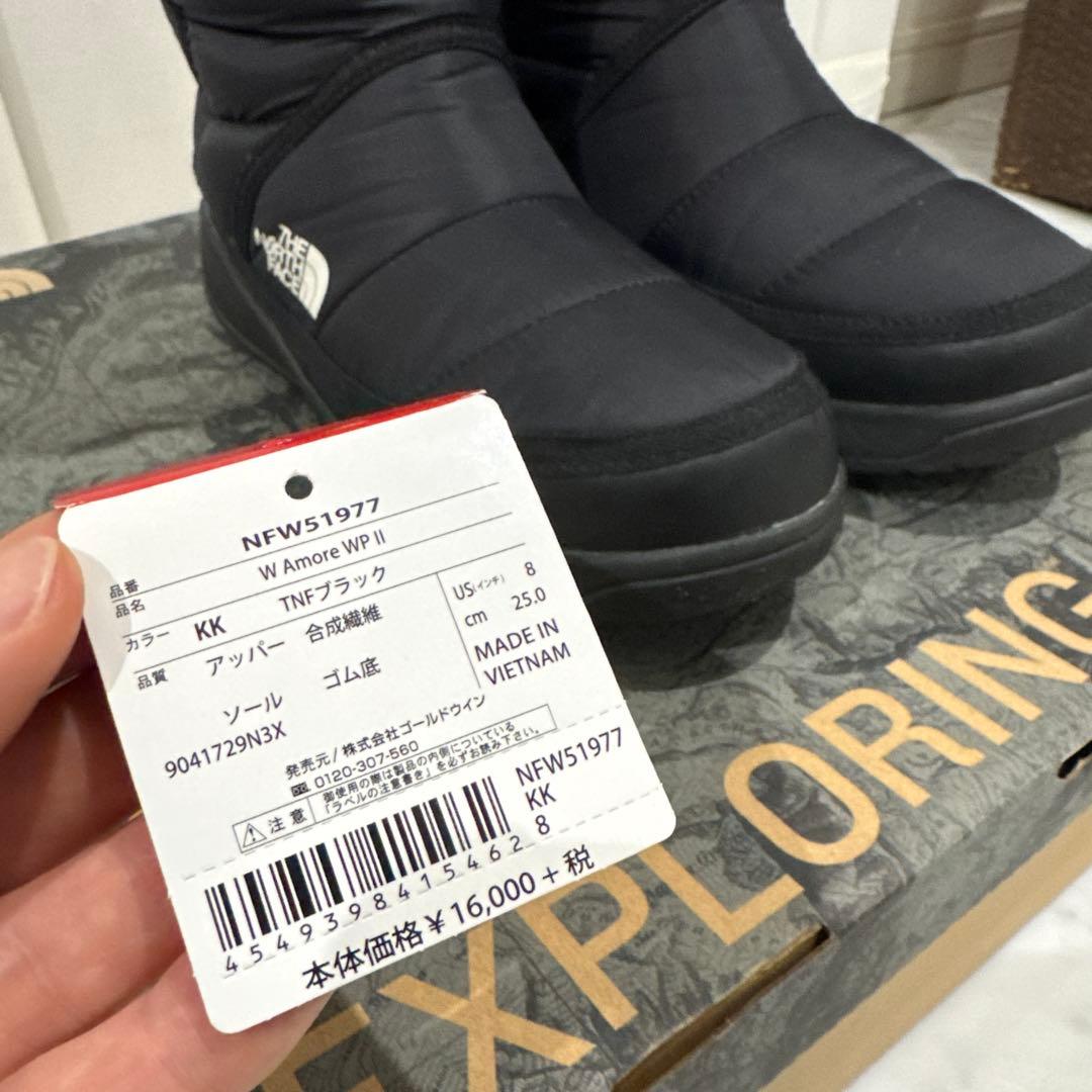 美品ザノースフェイス スノーブーツ W Amore WP Ⅱ 25cm