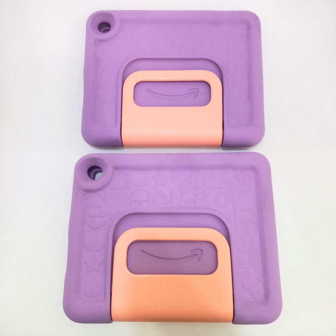 Amazon Fire7 キッズタブレット 専用ホルダー パープル 2個セット