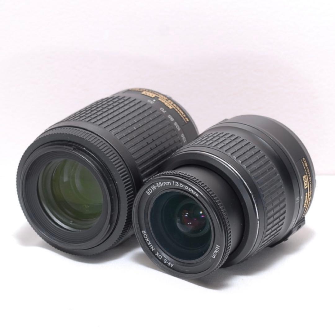 ✨スポーツ観戦におすすめ✨Nikon D3200✨ ダブルレンズ✨望遠レンズ