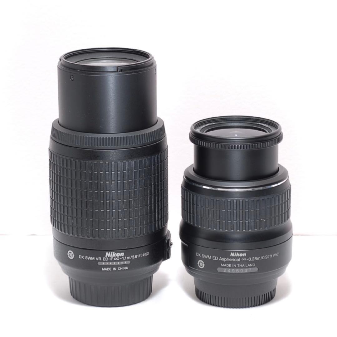 ✨スポーツ観戦におすすめ✨Nikon D3200✨ ダブルレンズ✨望遠レンズ