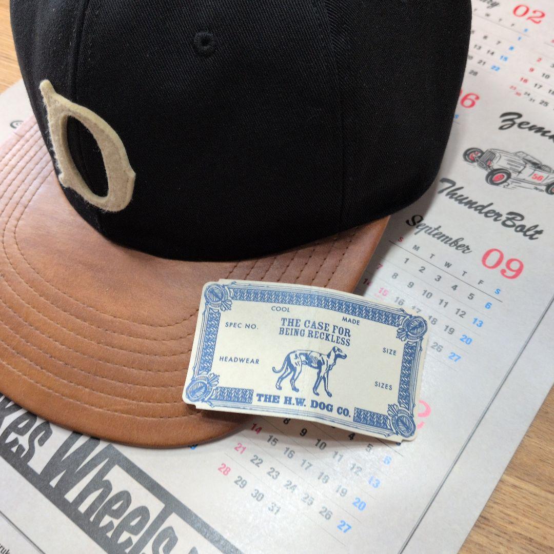 THE H.W. DOG&CO BB CAP ベースボール　レザーキャップ