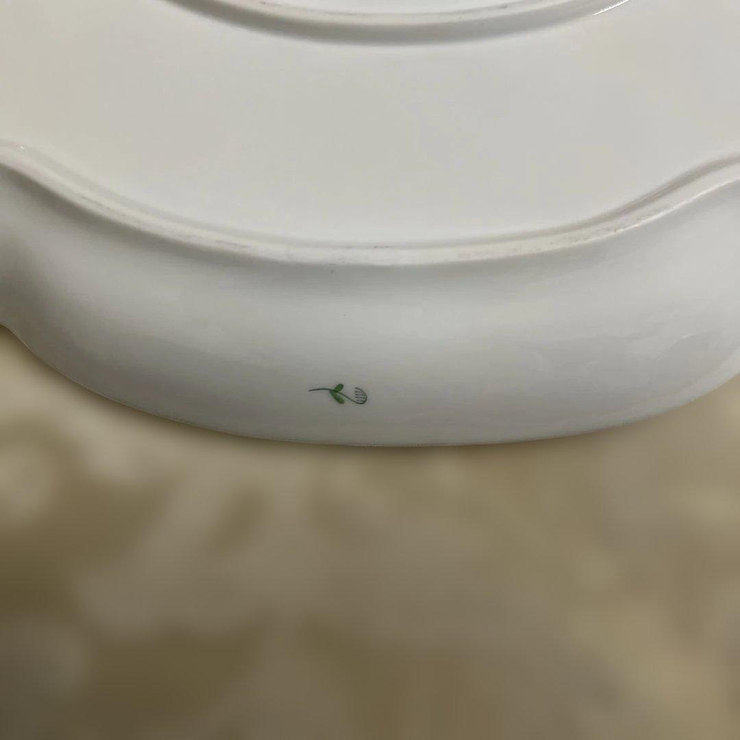 ヘレンド　アポニーグリーン　大皿　パーティートレイ　プレート