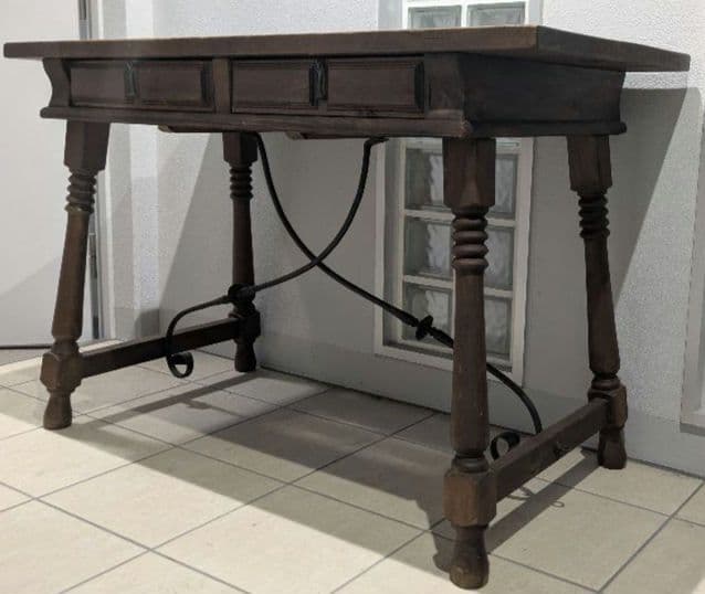 ​【しずく】本物アンティーク デスク（ワークデスク・机）