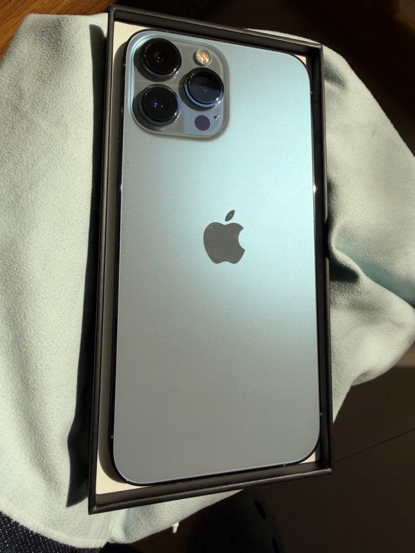 美品 iPhone 13 Pro Max 128GB シエラブルー