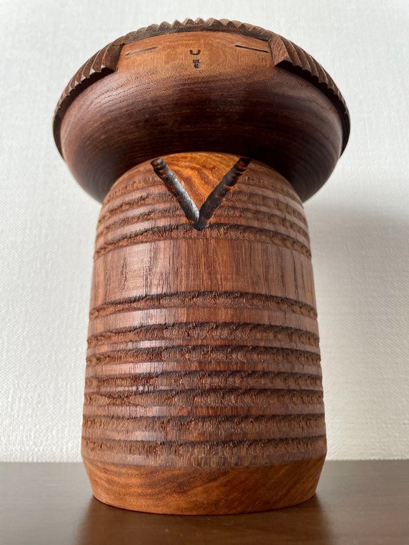 村上 けん一 創作 こけし kokeshi doll 人形 木製 可愛い レトロ