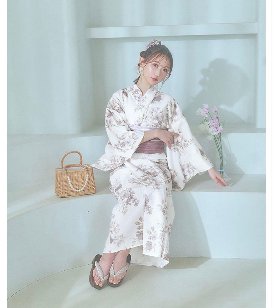 sugar 水彩フラワー 浴衣