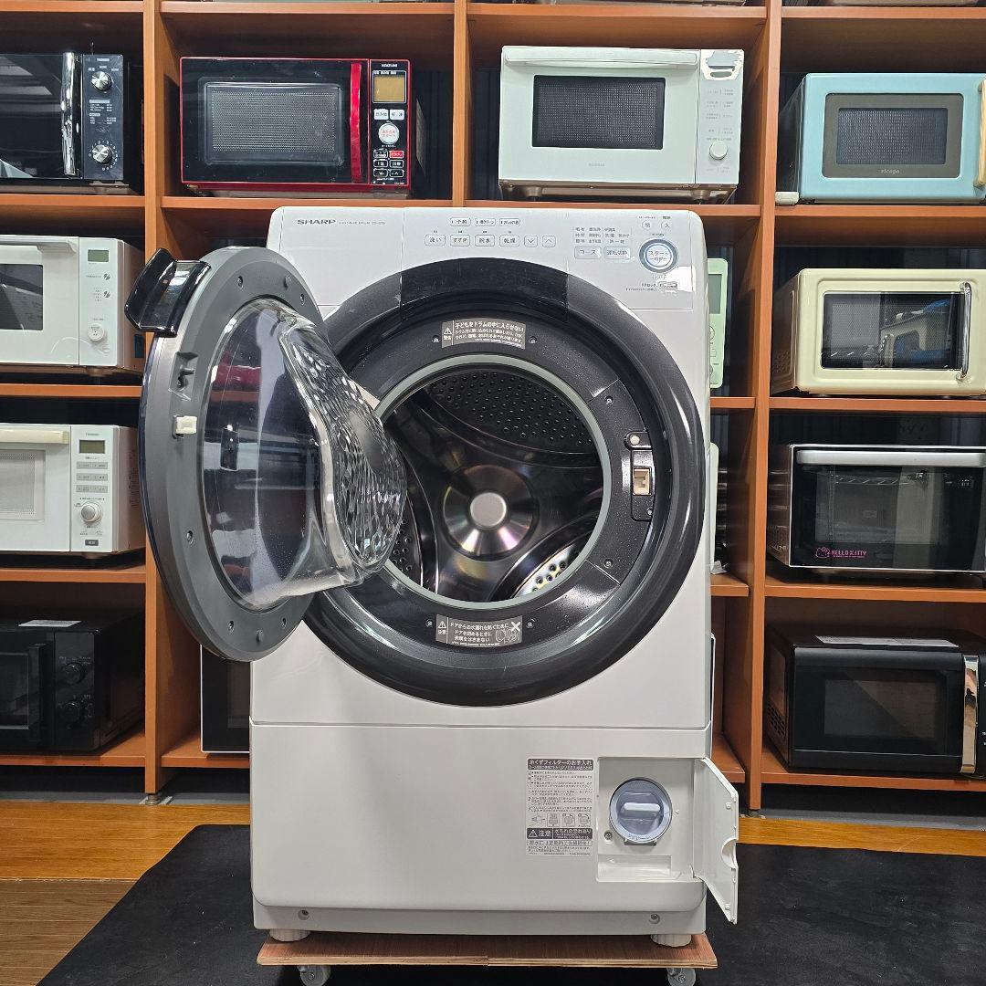 【完全分解洗浄済み】SHARP 7KG ドラム式洗濯機 2017年製