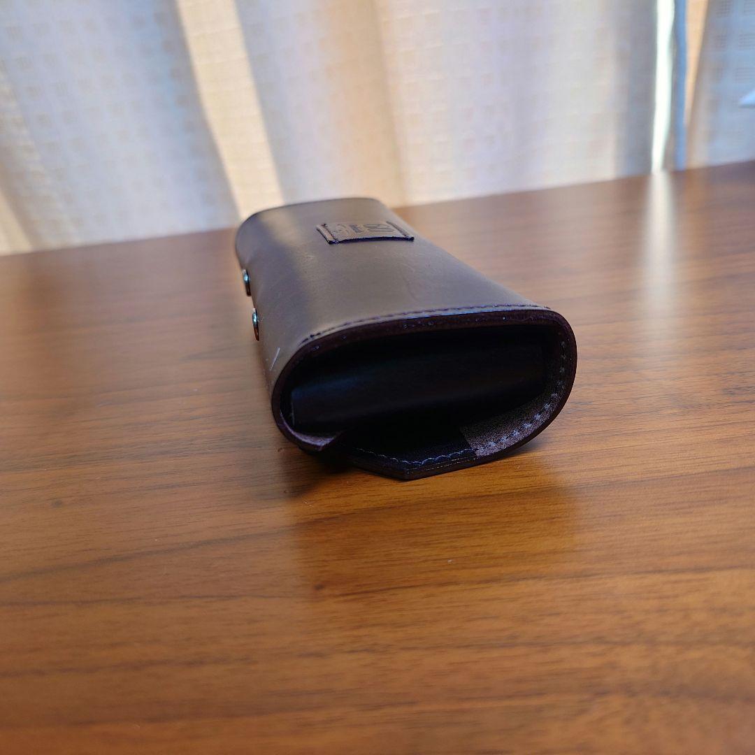 希少　土屋鞄　60周年 眼鏡ケース兼ペンケース　マローネブラック　限定生産