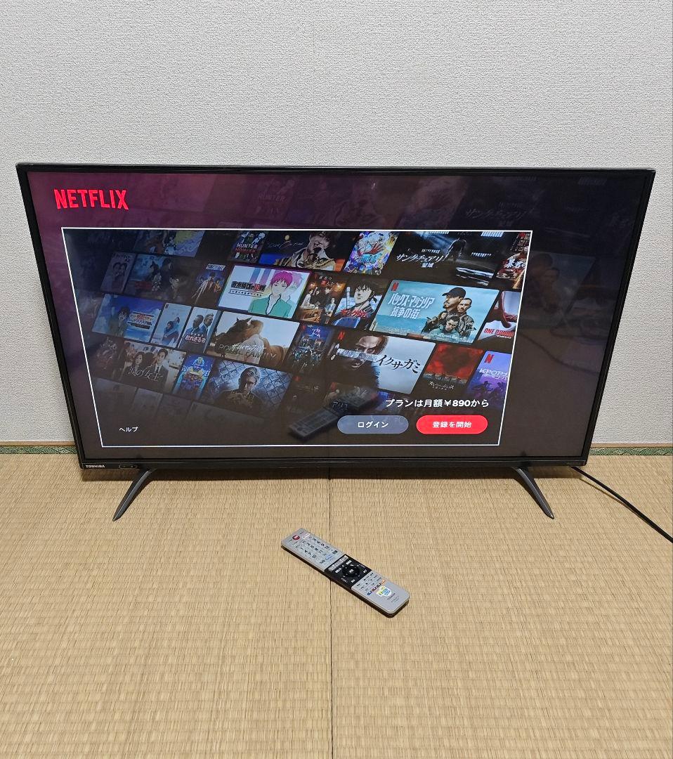 43型東芝 4K スマートテレビ✨ネット動画/地上波 極美