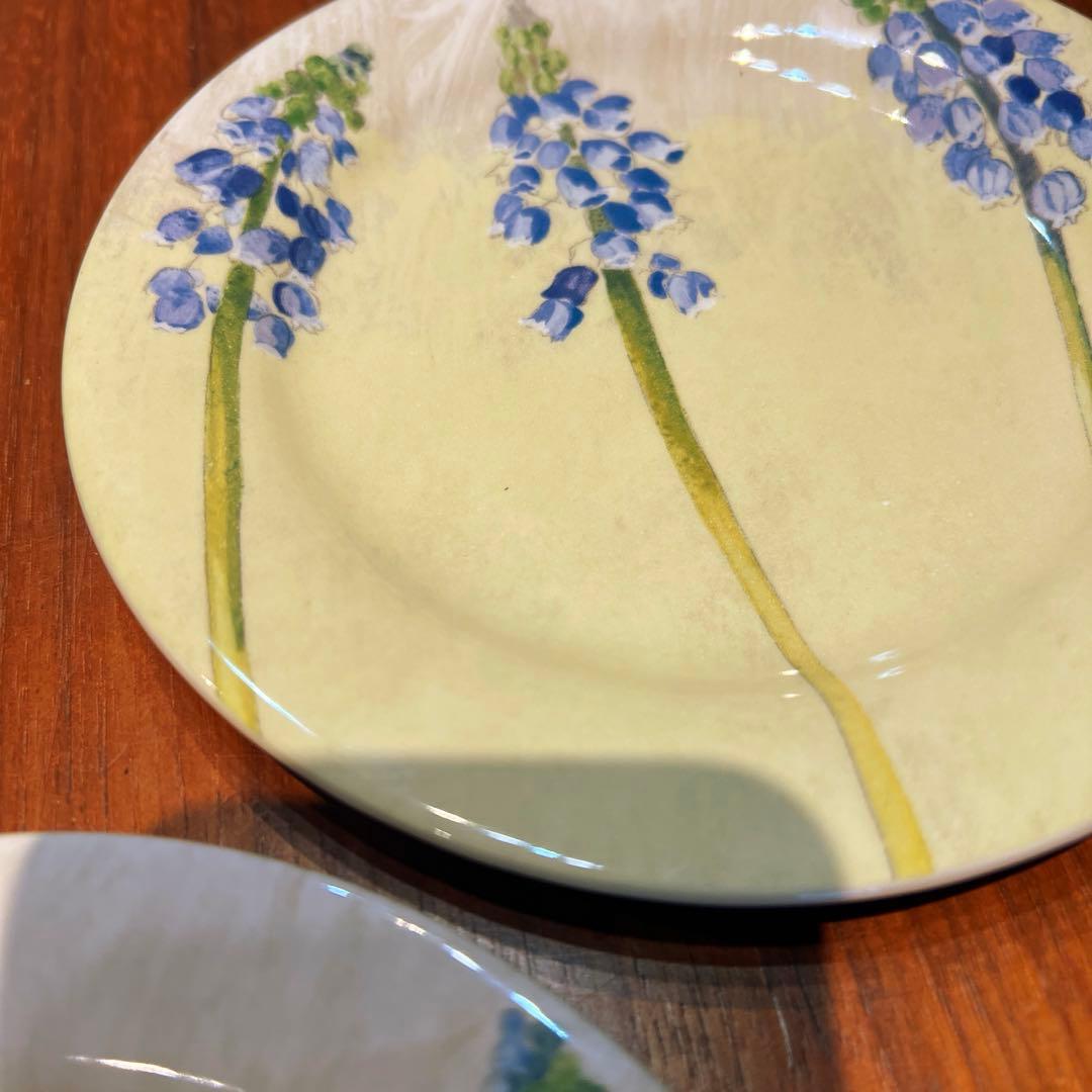 【新品美品】フランス製　ジアン　Aliceプレート　3枚