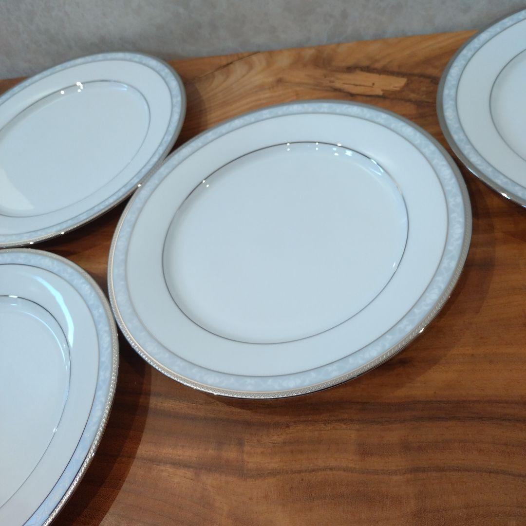 【定価6万円】美品　ノリタケ 食器 ハンプシャープラチナ20ｐｃディナーセット