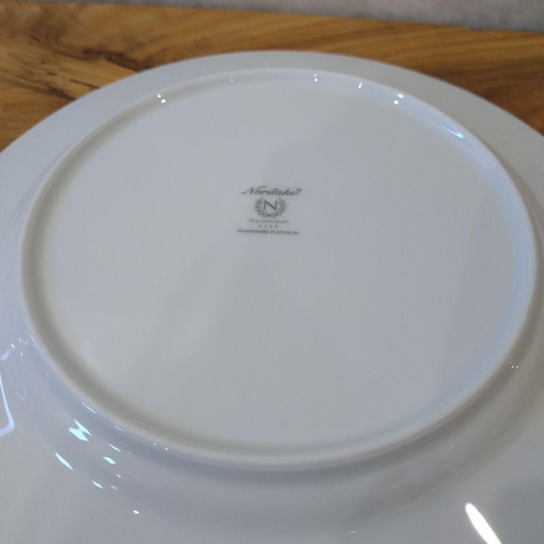 【定価6万円】美品　ノリタケ 食器 ハンプシャープラチナ20ｐｃディナーセット