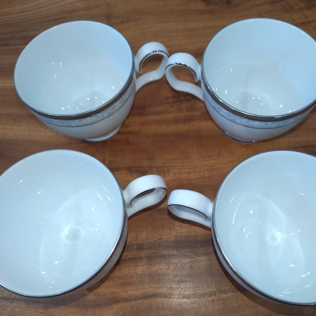 【定価6万円】美品　ノリタケ 食器 ハンプシャープラチナ20ｐｃディナーセット