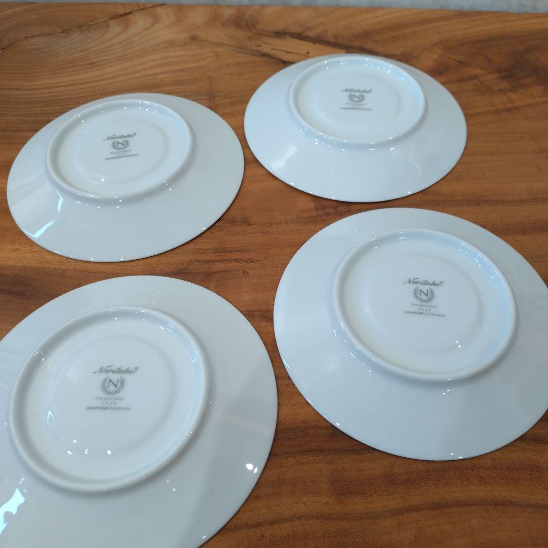 【定価6万円】美品　ノリタケ 食器 ハンプシャープラチナ20ｐｃディナーセット