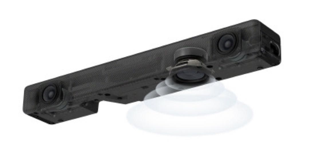 SONY サウンドバー HT-S200Fチャコールブラック サブウーファー