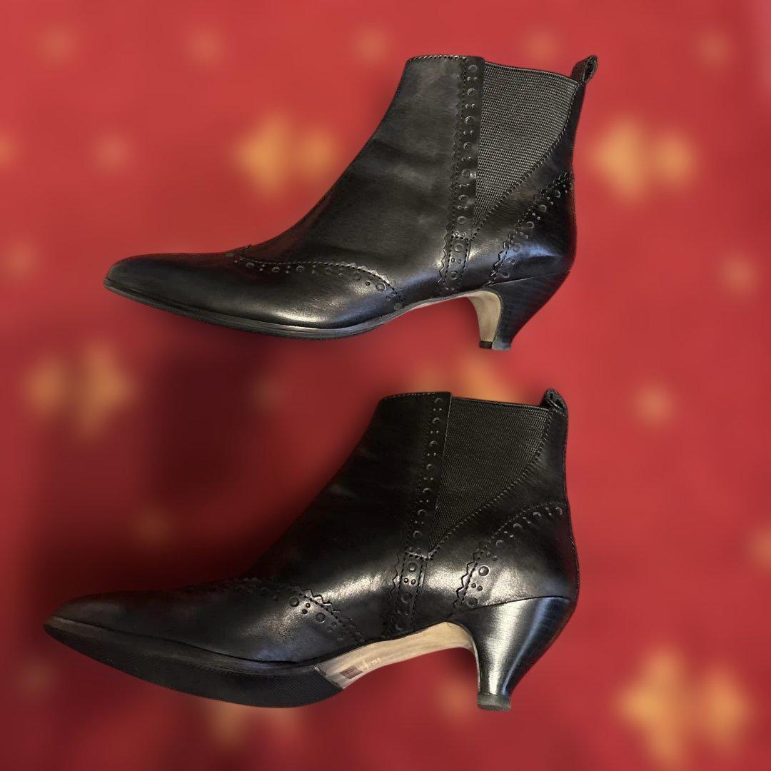 【新品未使用】ラボキゴシ ワークス のブラックブーティ