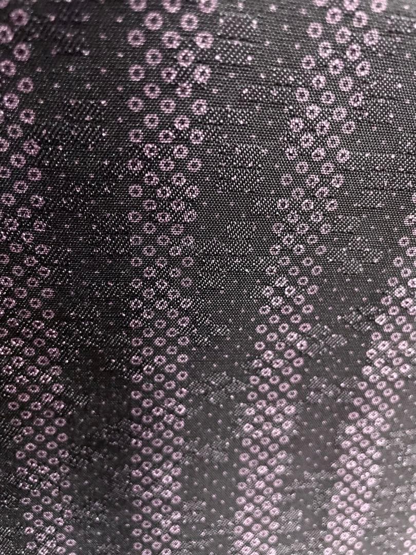 花織紬 作家物 刺繍 付け下げ 紋なし ガード加工 証紙 トールサイズ