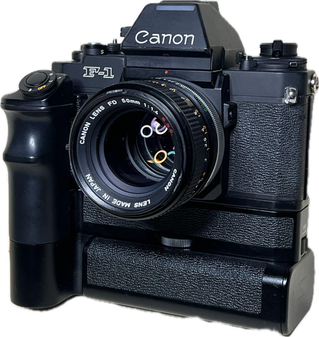 Canon new F-1 AE+モータードライブ+FD 50mm1:1.4