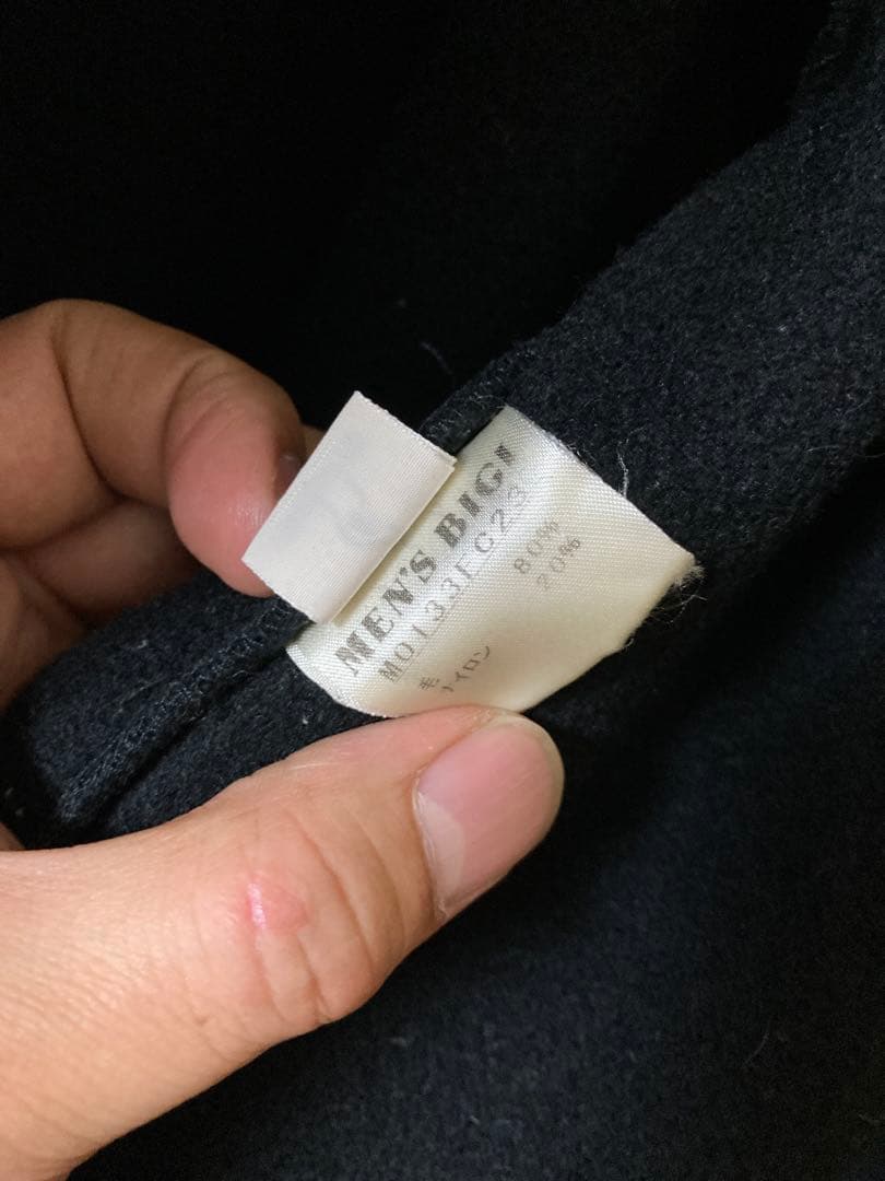 英国 希少 グローバーオール men's BIGI Wネーム ダッフルコートXL