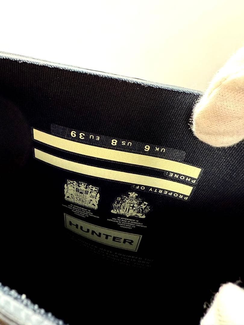 ✨新品未使用品✨ HUNTER ハンター　レインブーツロング