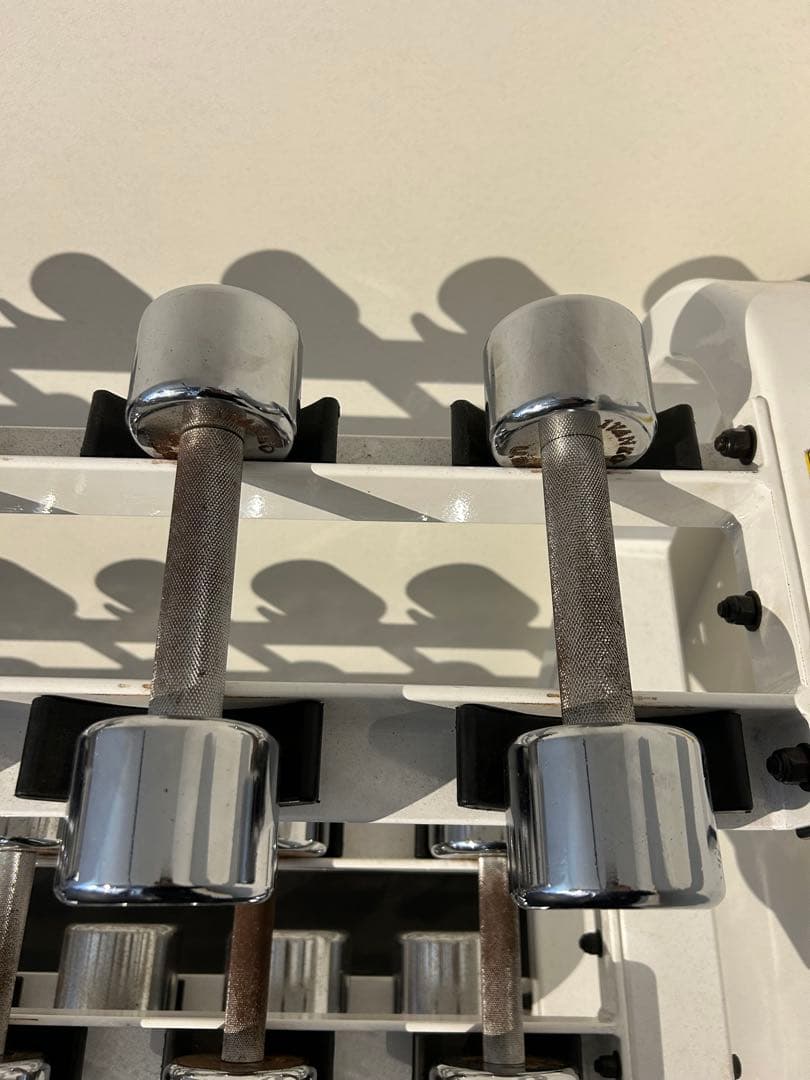 IVANKO ダンベル　1-20kg 15組　ダンベルラック付き