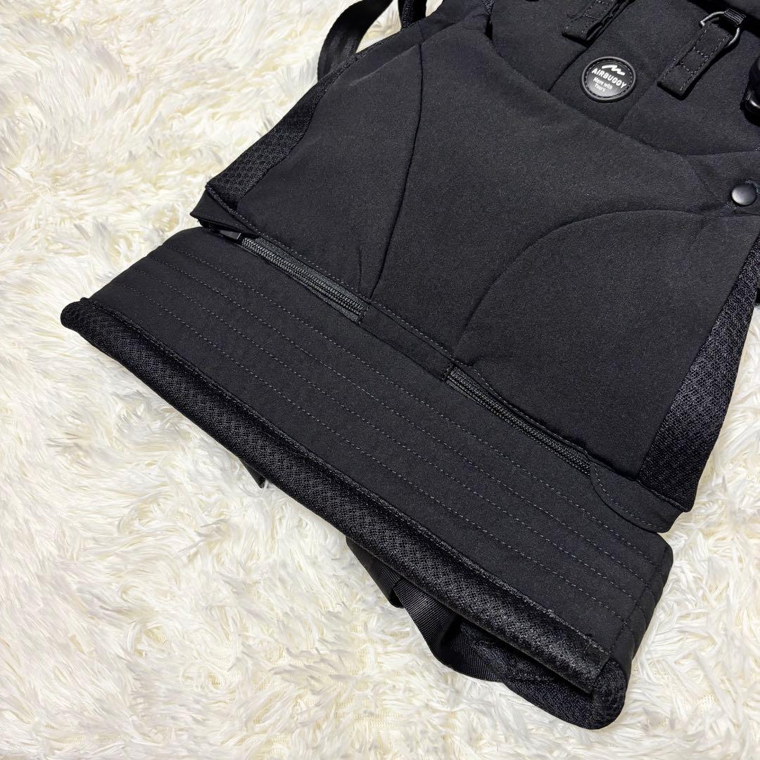 【 美品 】 AIRBUGGY エアバギー 抱っこ紐 ベビーキャリア ブラック