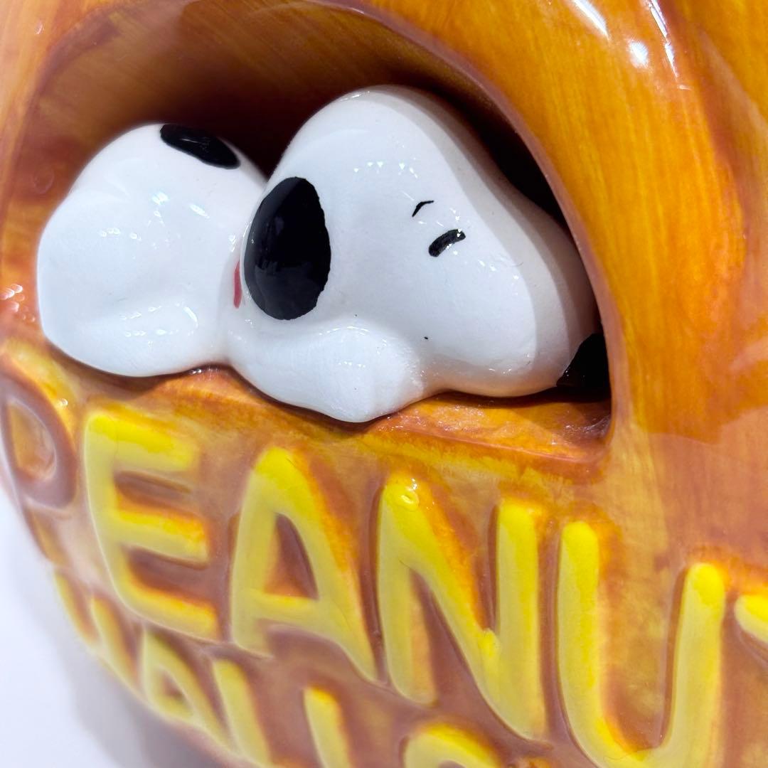 希少！新品・未使用品！スヌーピー フェイスキャニスター 陶器