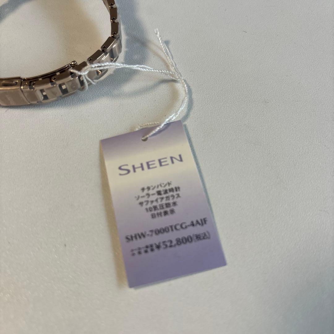 新品未使用カシオ CASIO SHEEN シーン腕時計