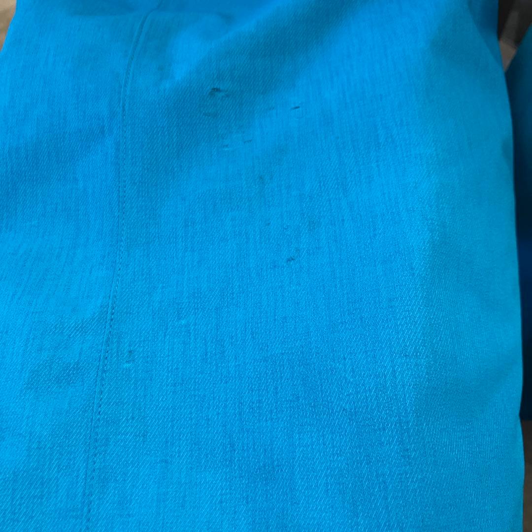 goldwin スキーウェア　上下　セットアップ　青　幾何学模様　男女兼用　L