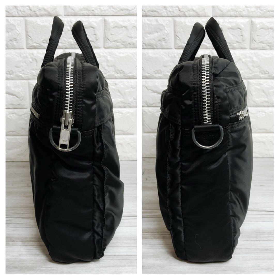 PORTER タンカー ブリーフケース ブラック ナイロン 黒 通勤 A4 通学