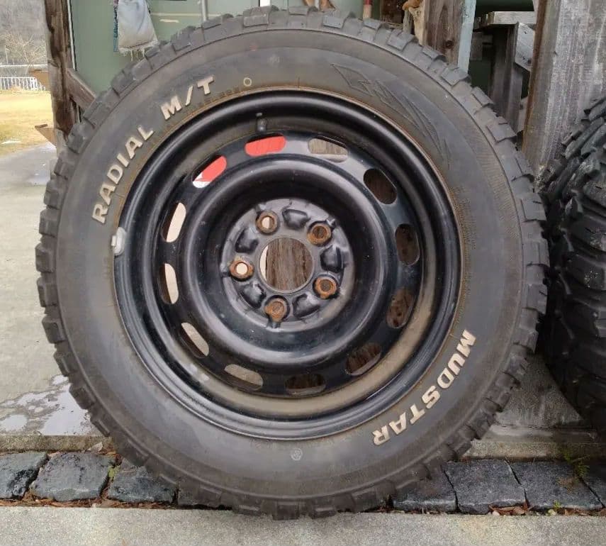 Mudstar 15インチ マッドM/Tタイヤ 4本セット