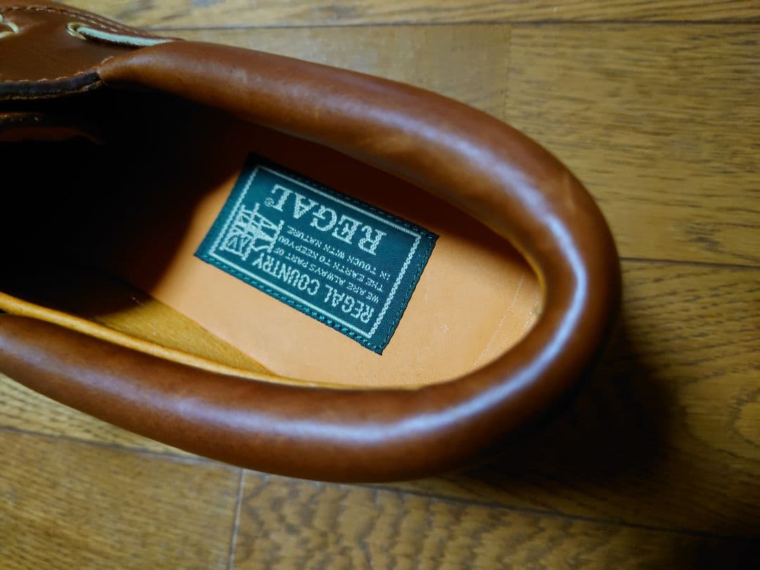 【新品】REGAL COUNTRY デッキシューズ（27）3eye〈JE38〉茶