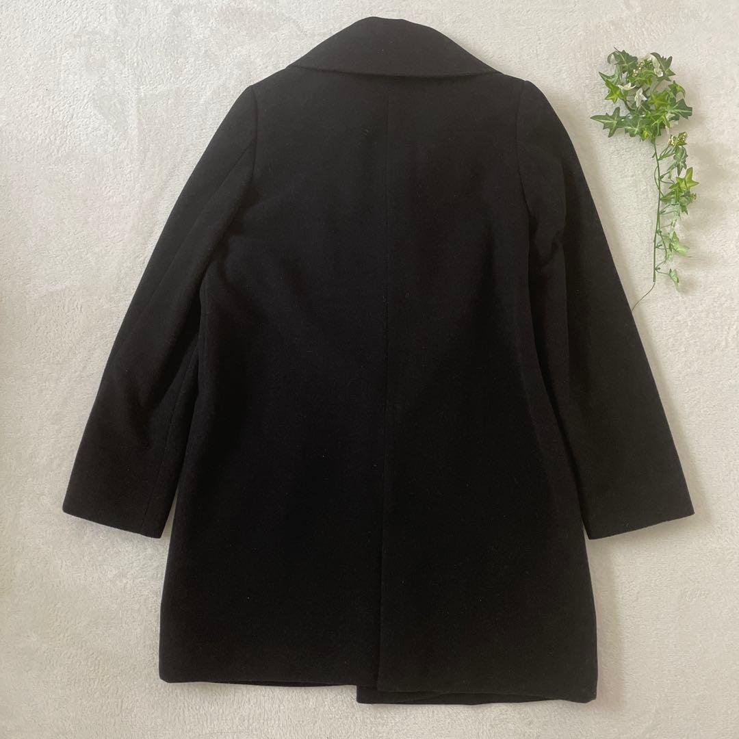 23区　コート　ブラック　40 ウール　カシミヤ　冬