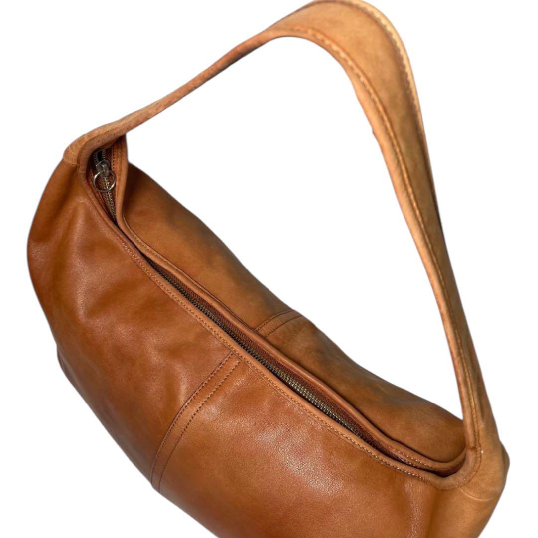 コーチ ワンショルダーバッグ オールドコーチ ホーボー レザー エルゴ ブラウン