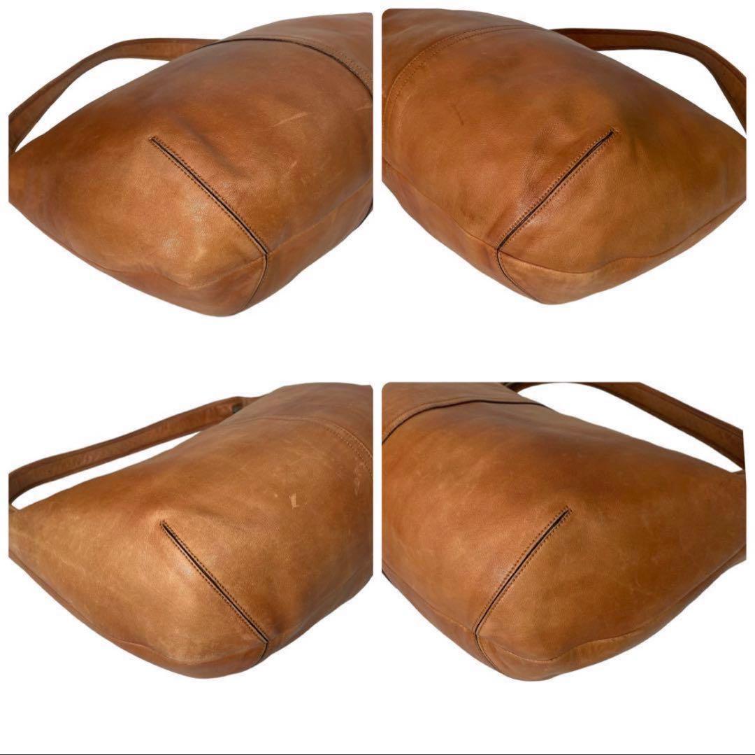 コーチ ワンショルダーバッグ オールドコーチ ホーボー レザー エルゴ ブラウン