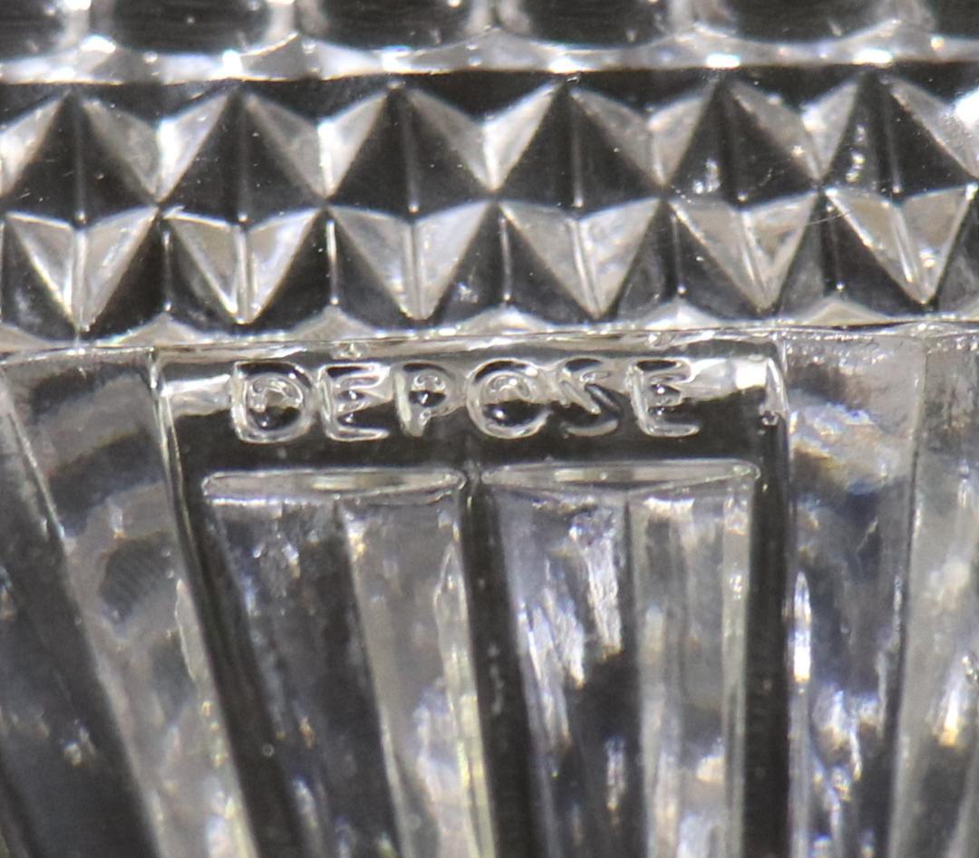 オールド・バカラ 珍品大型センターピース 2kg トレー ギャルドナップ トレイ