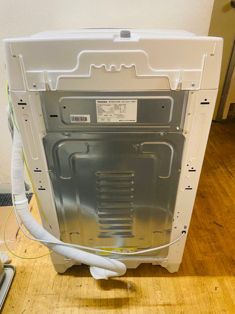 洗濯機 TOSHIBA 容量5kg AW-5GA1 2022年製　　家電　東芝