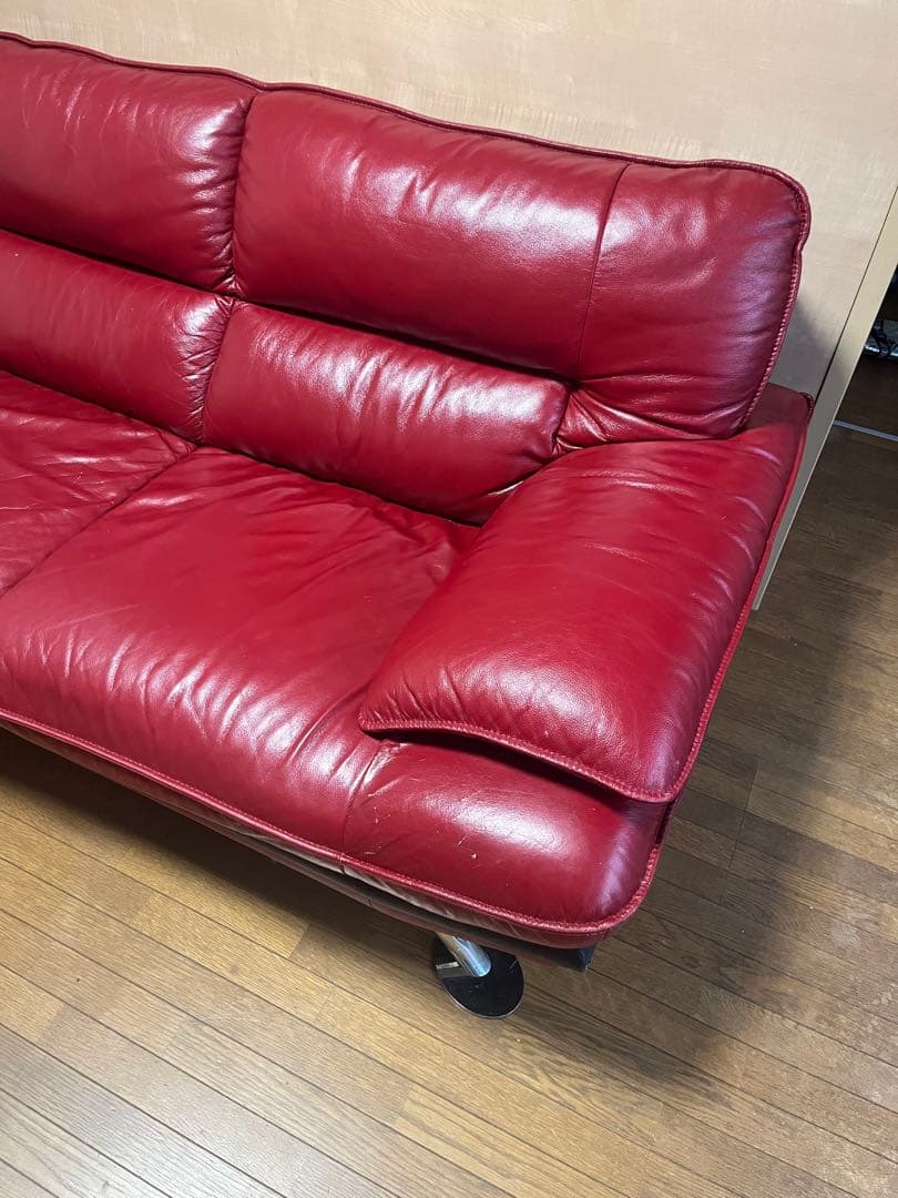 ニトリ　革張り　レザー　Ｌ字ソファー　ゾロ　コーナーソファー　カウチソファー