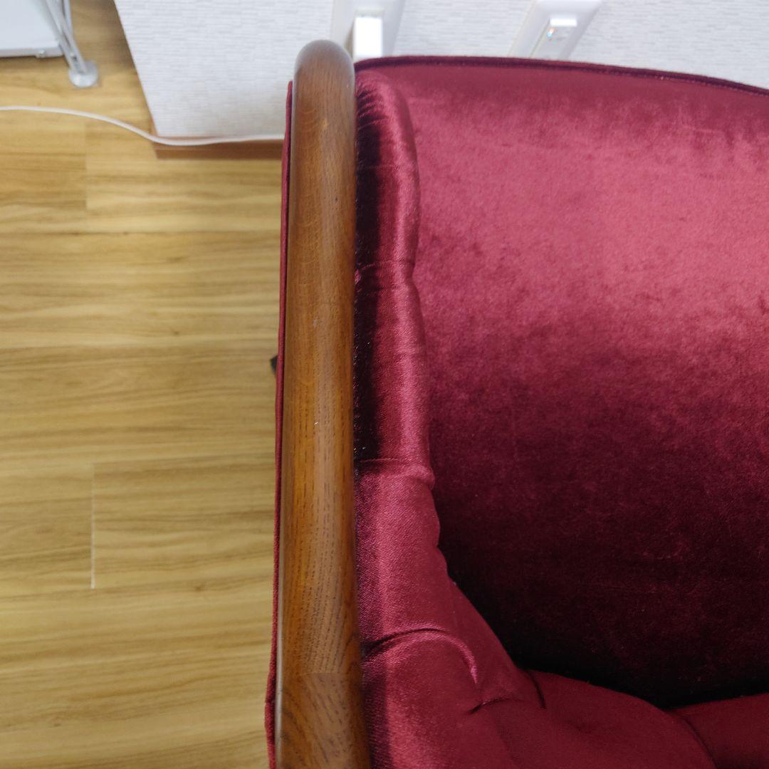 ★激レア★高級家具 カリモク ロココ調 クラシック チェスター 回転式