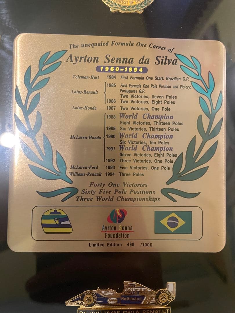 コレクション Ayrton Senna Limited Edition Pin Set