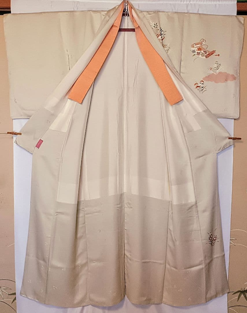 [三松]★金彩♥訪問着♡重ね襟付 【うさぴょん】