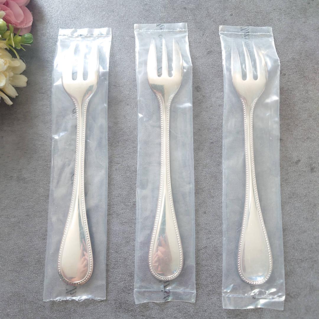 クリストフル パール ケーキフォーク 未開封 3点