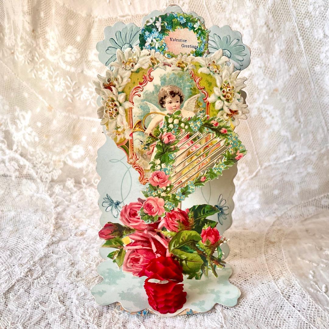 新春アンティーク福袋⑧紙もの9点　クロモス&ボックス&ポップアップカード&便箋