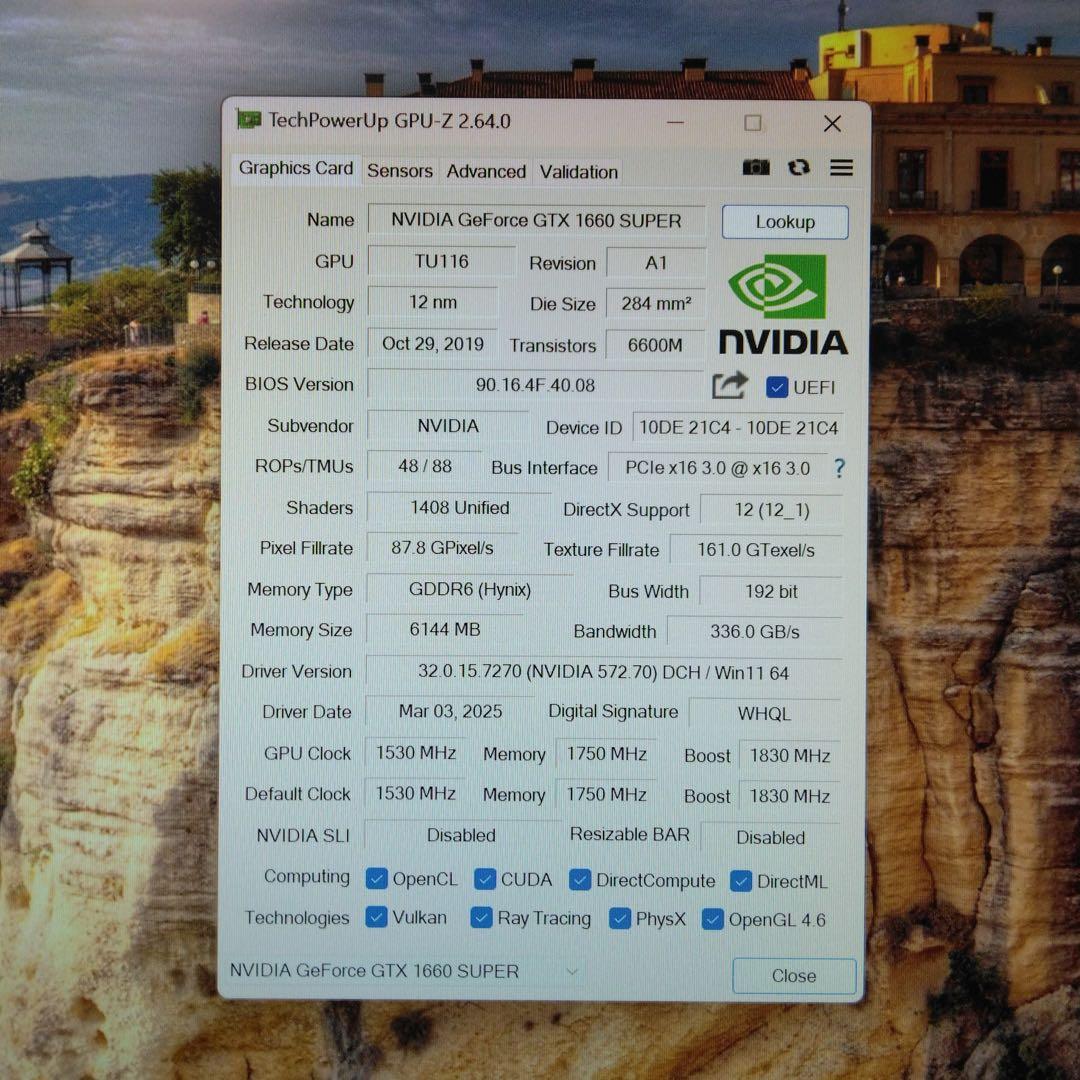 アリア様PC/Core i7-6700K/16G/GTX1660Super