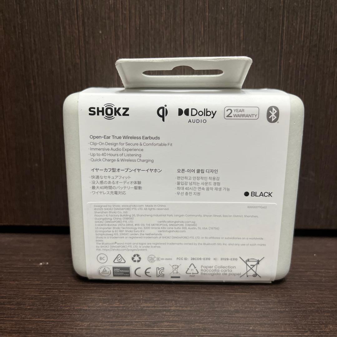 新品未開封 Shokz (ショックス) OPENDOTS ONE Black