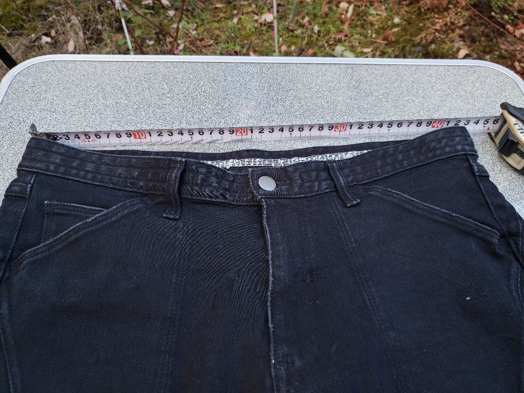 フ*子様 ナンバーナインデニム　ストレッチジーンズ　ダメージペンキ加工　希少サイ