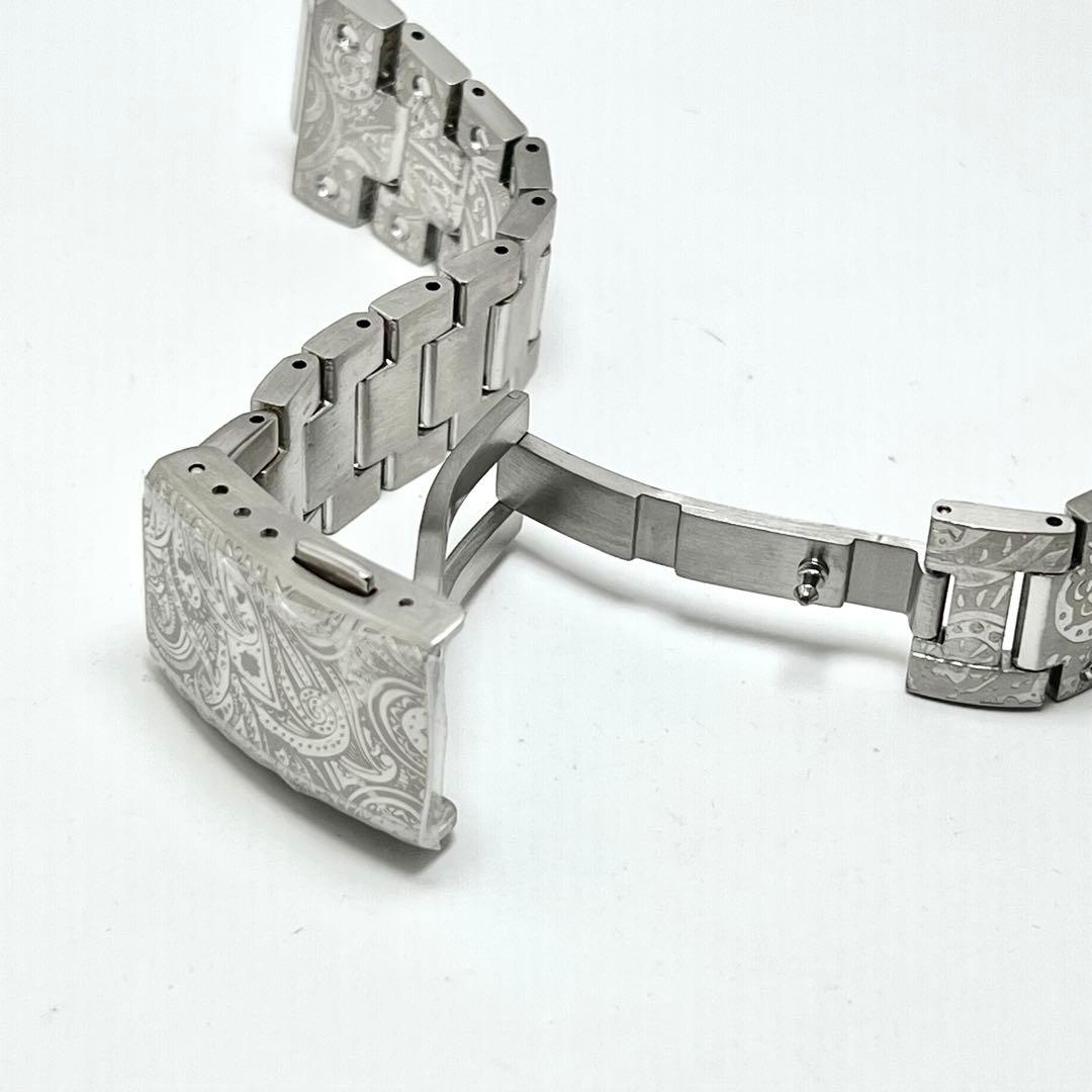 新品 G-SHOCKカスタムキット ペイズリー 柄 シルバー　5600対応