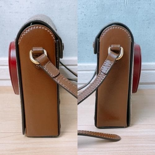 GUCCI バレンタイン ハート ポシェット ショルダーバッグ 斜めがけ GG